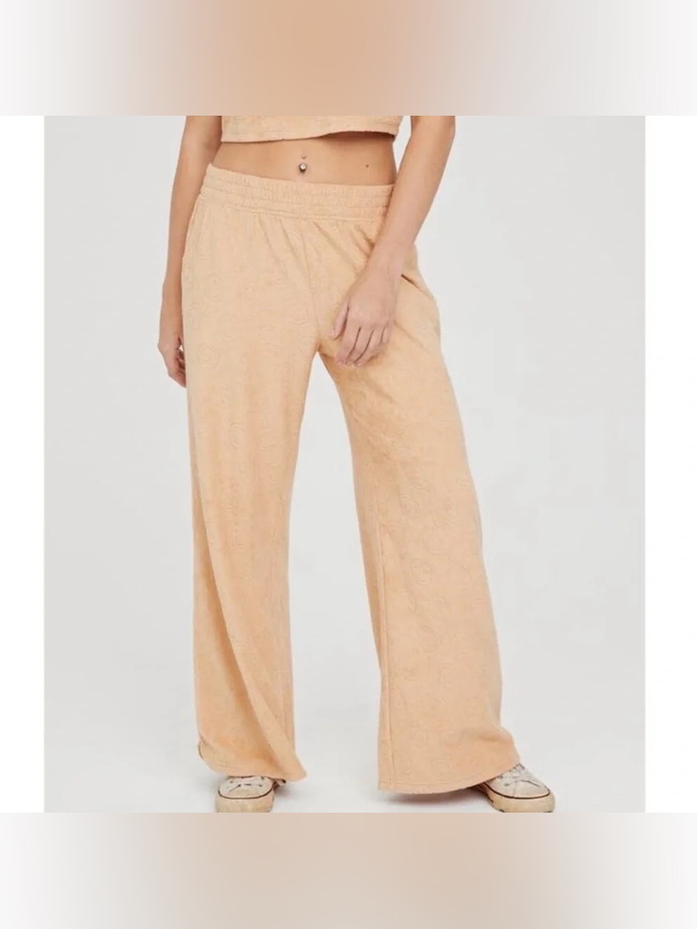 Offline by Aerie Summer Lights Terry Wide Leg Pant